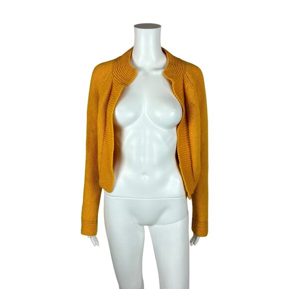 Moth Wool Cardigan Women´s Extra Small Mustard Yellow...